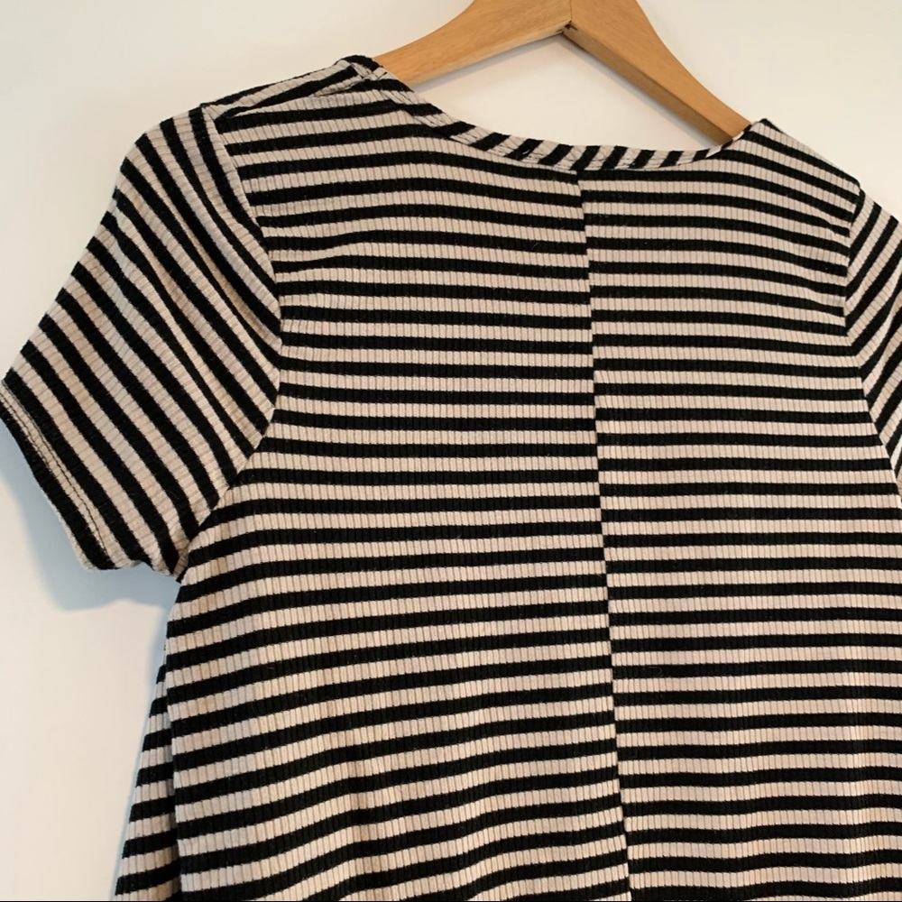 Pink Rose | Striped Tee Shirt - Picture 8 of 10